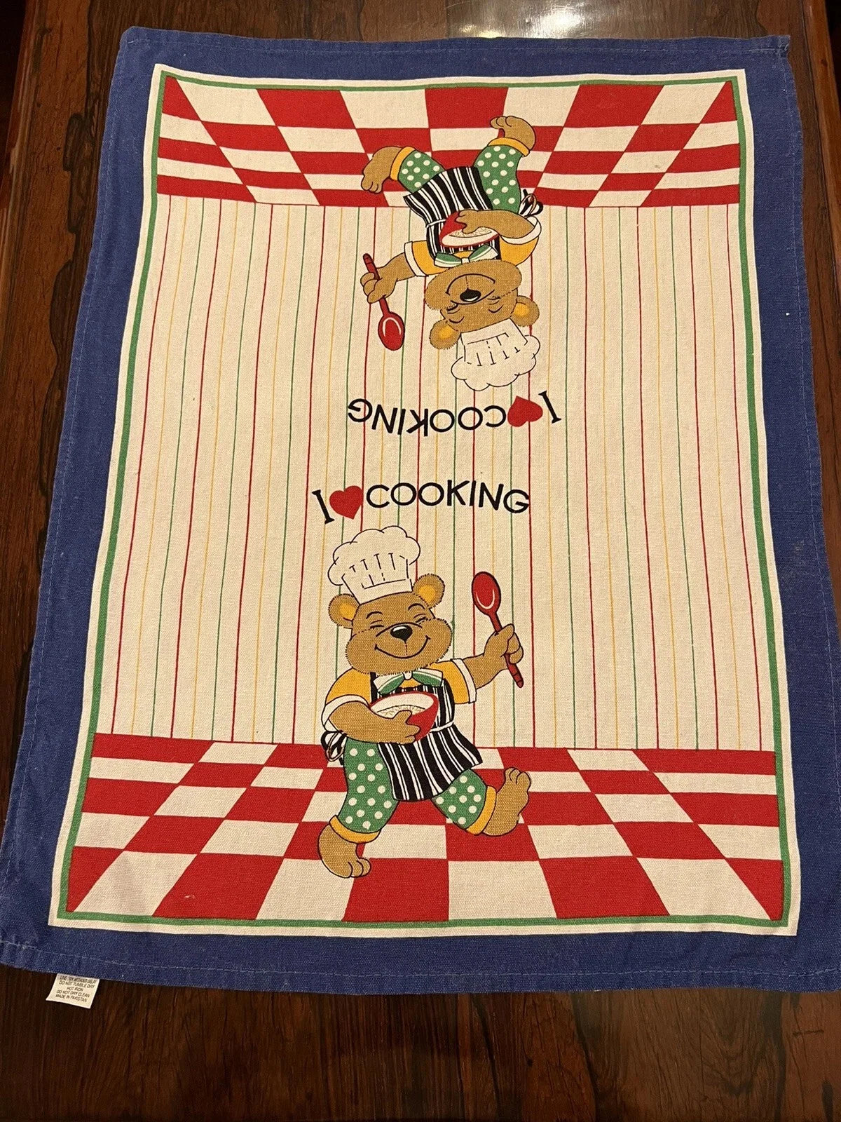 I Love Cooking Tea Towel