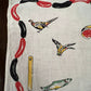 Vintage Irish Pure Linen BBQ Tea Towel