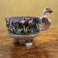 Italian Capodimonte Footed Demitasse Cup