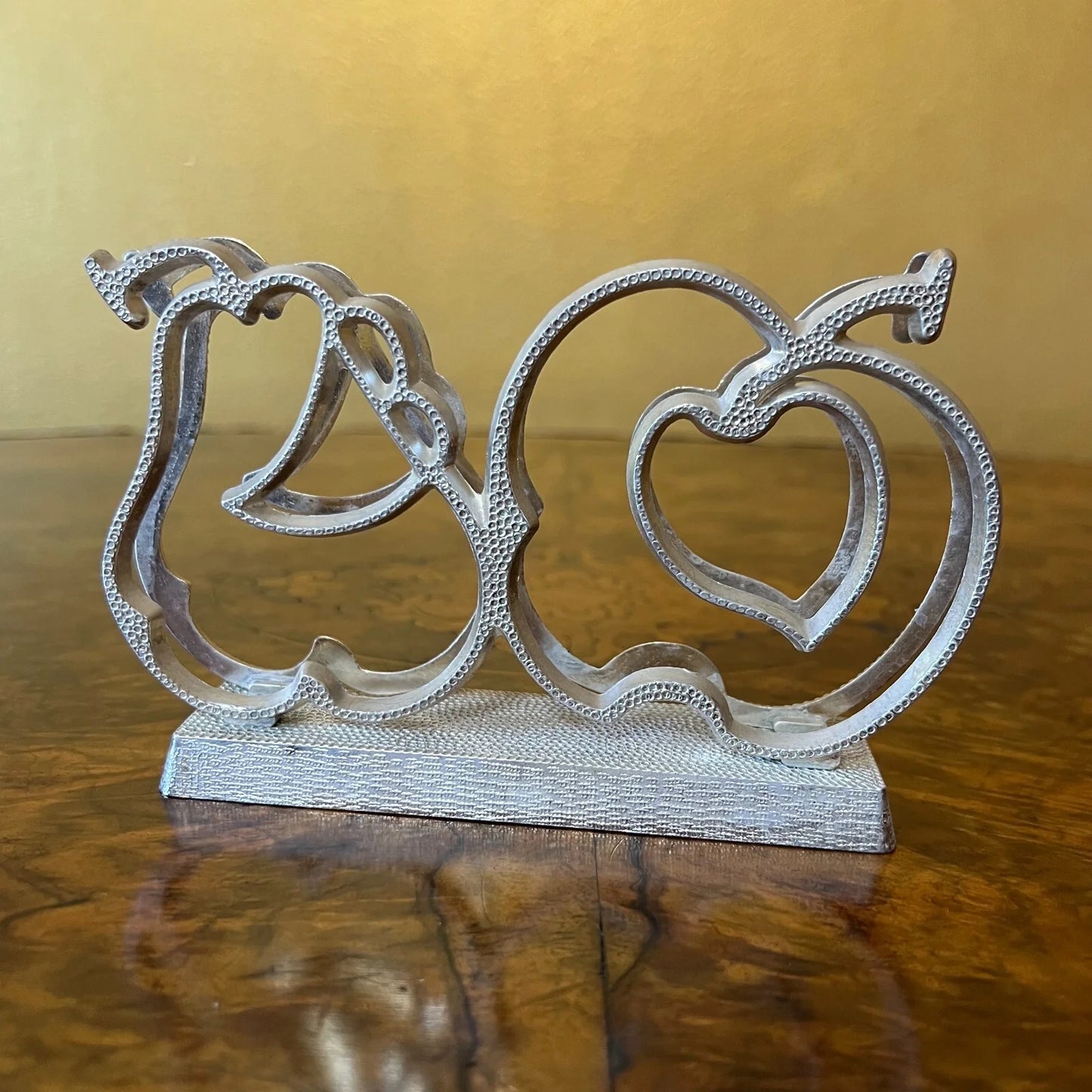 Italian Zinc Letter Or Napkin Holder