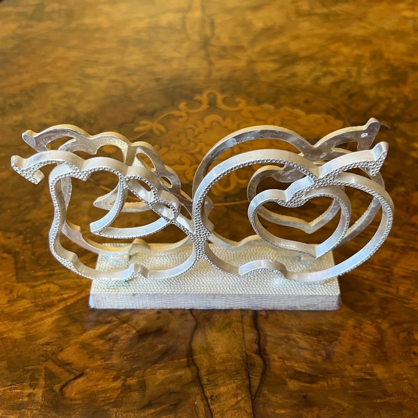 Italian Zinc Letter Or Napkin Holder