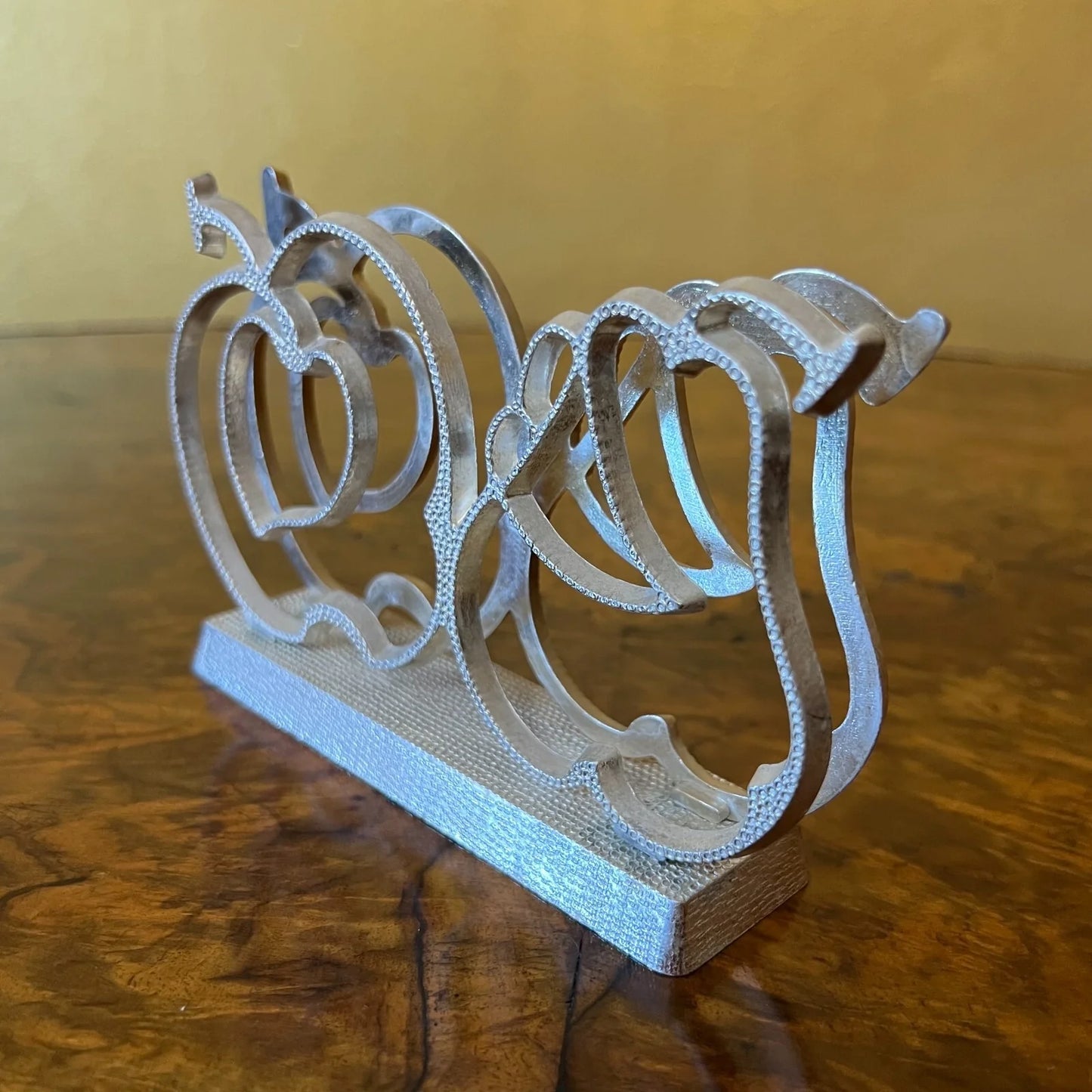 Italian Zinc Letter Or Napkin Holder