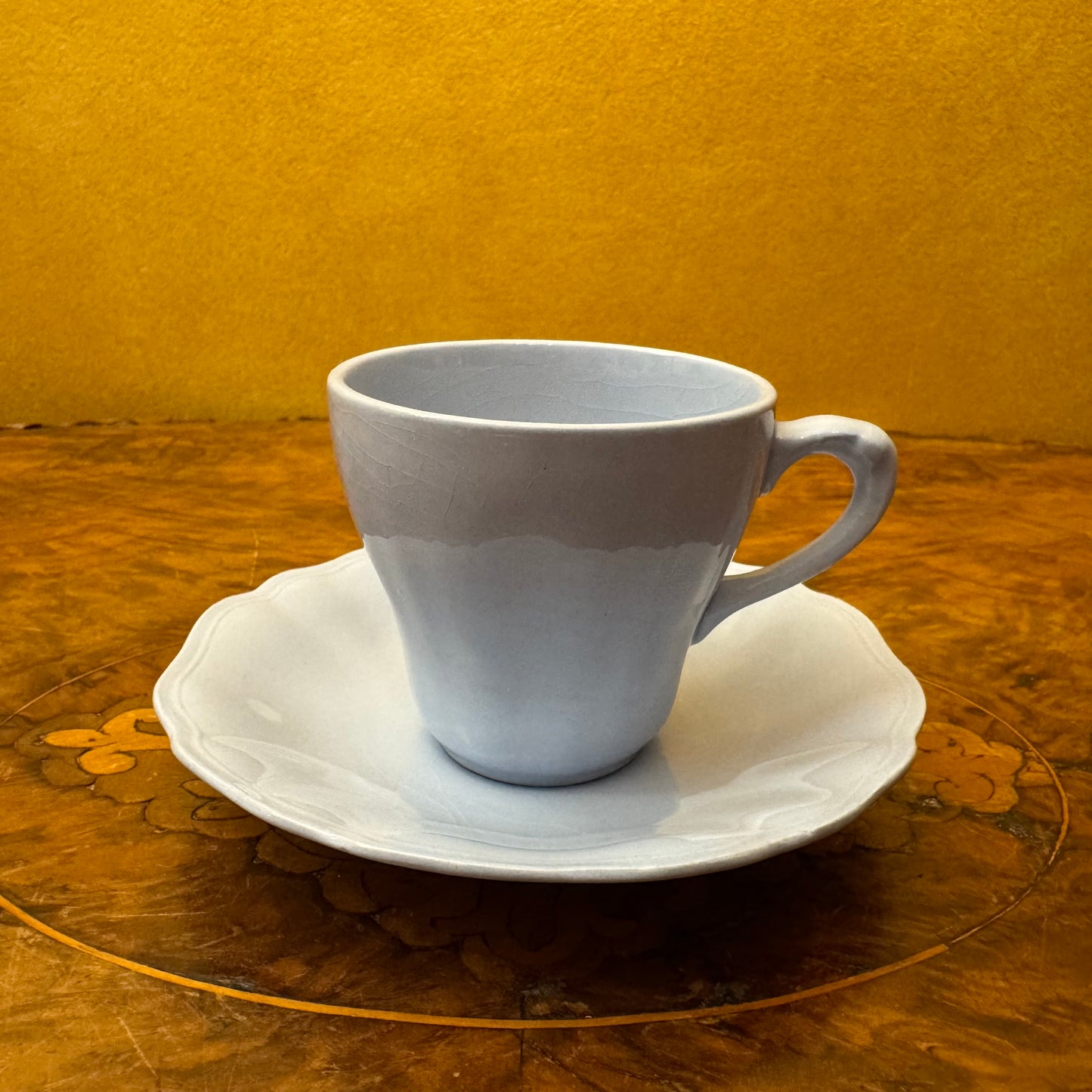 J & G Meakin Celeste Demitasse Coffee Cup & Saucer 
