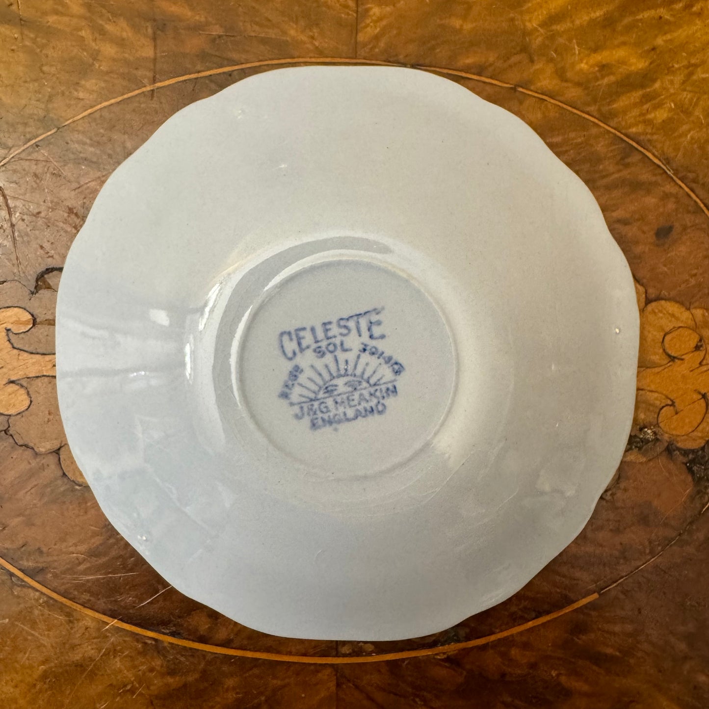 J & G Meakin Celeste Demitasse Saucer 