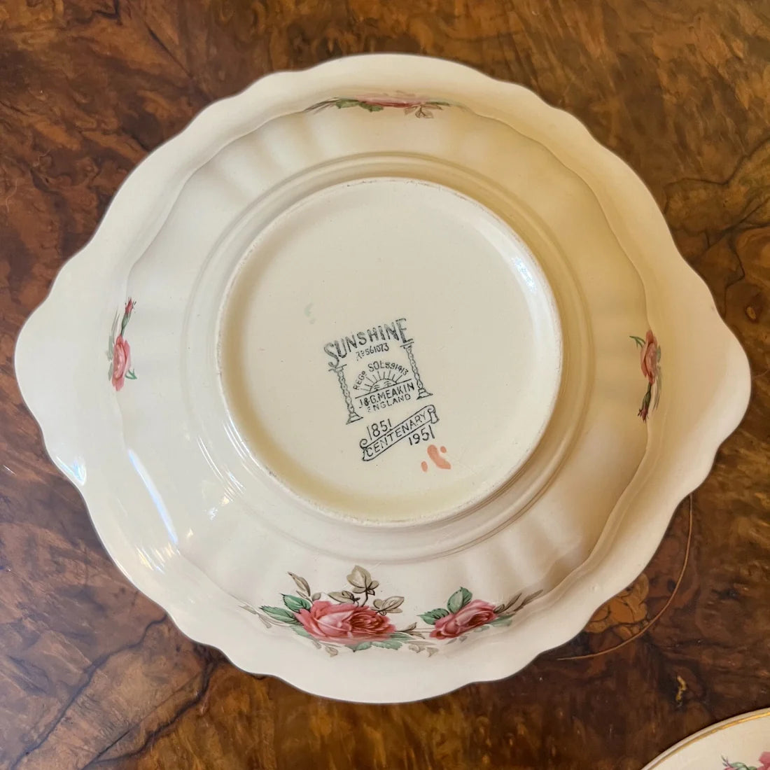 Vintage J & G Meakin Centenary Serving Bowl