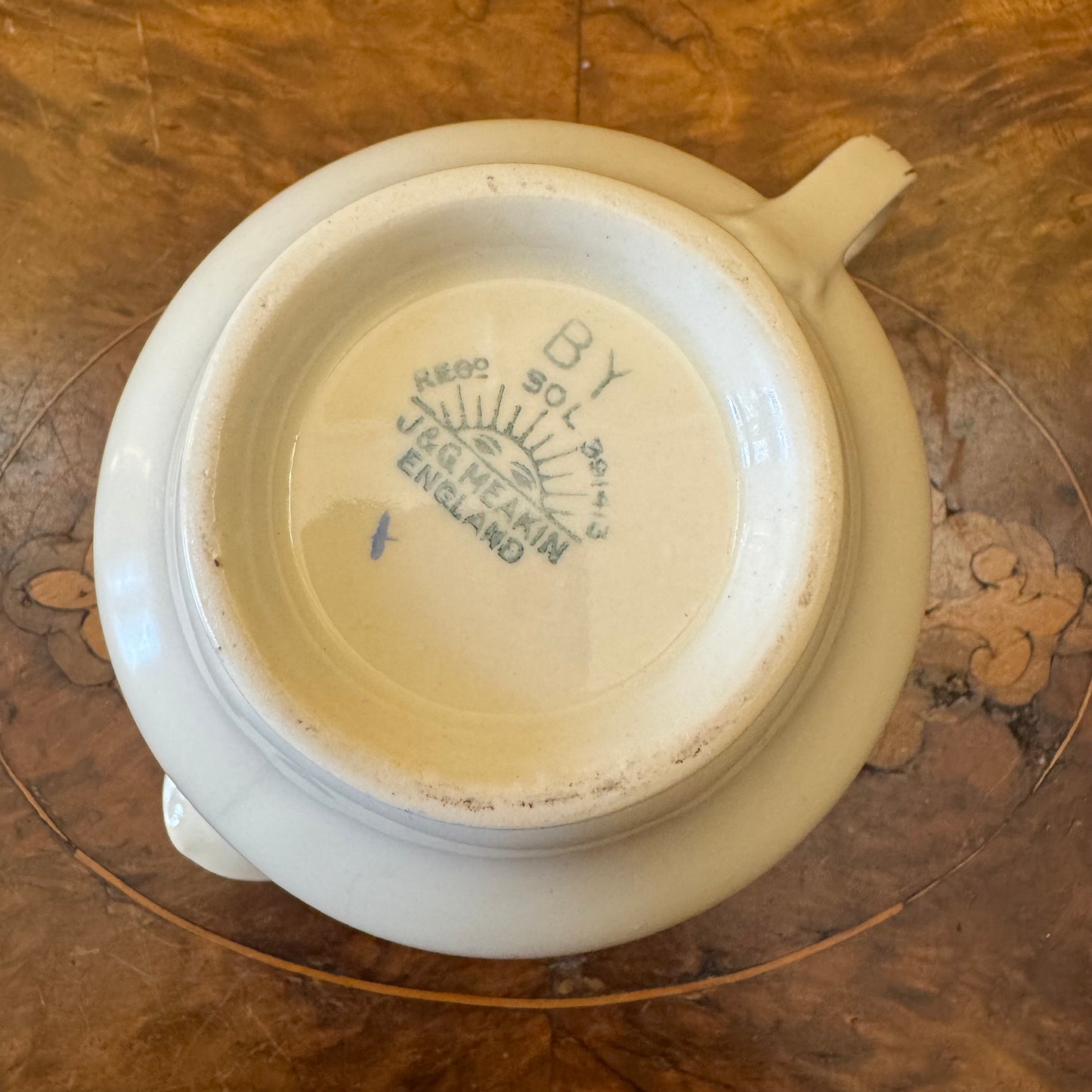 J & G Meakin Floral Border Print Creamer Jug 