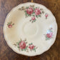 Vintage J & G Meakin Rose Print Tea Cup Trio Set
