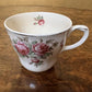 Vintage J & G Meakin Rose Print Tea Cup Trio Set