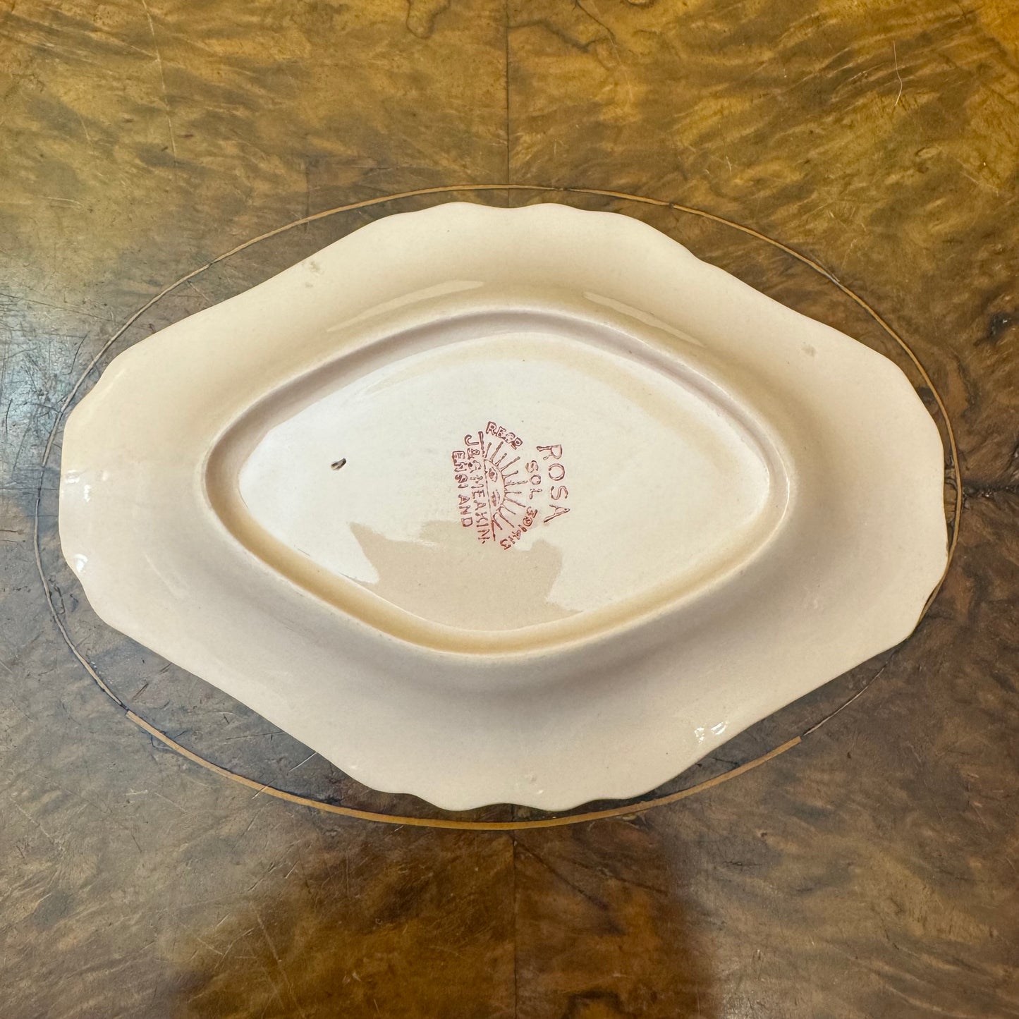 J & G Meakin Rose Sol Dish