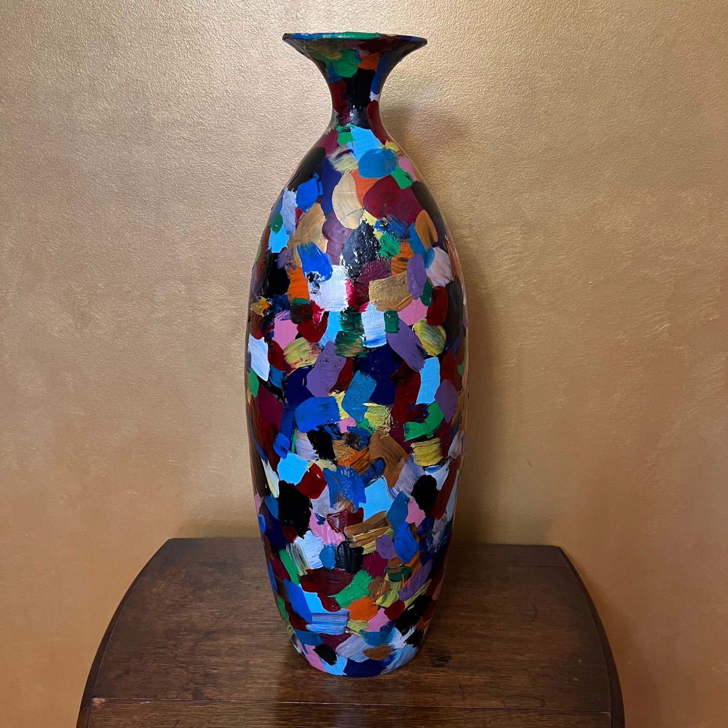 Jack Shahine Hand Painted Vase