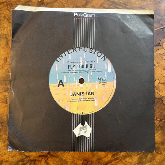 James Ian Night Rains/ Fly Too High Vinyl Record