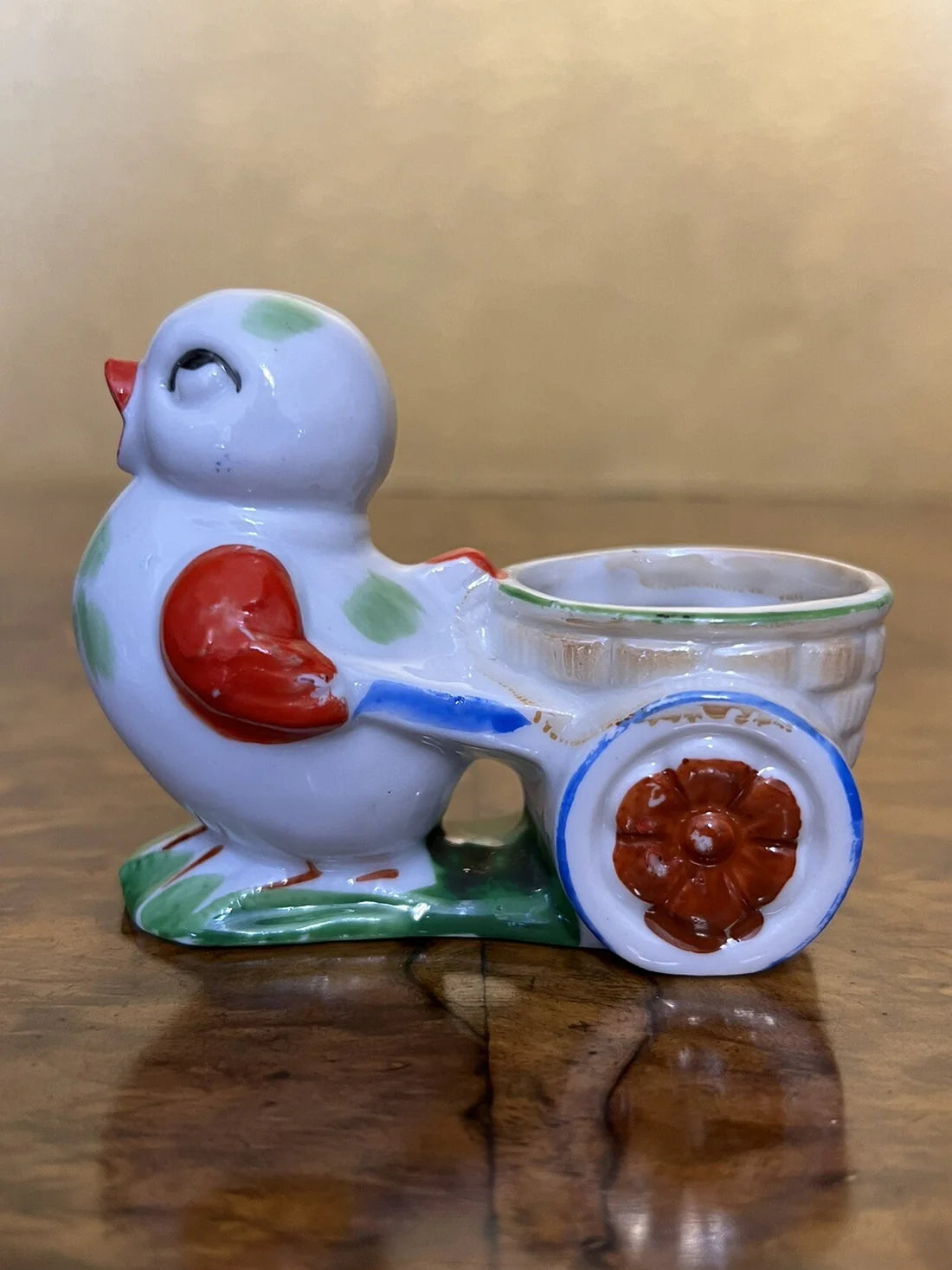 Vintage Japanese Birds Egg Cup Holders
