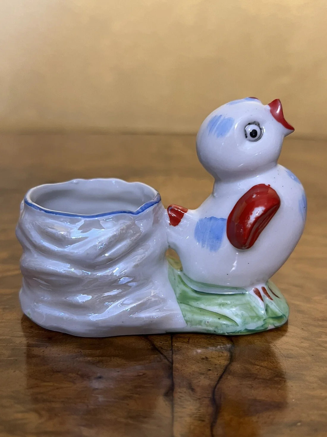 Vintage Japanese Birds Egg Cup Holders