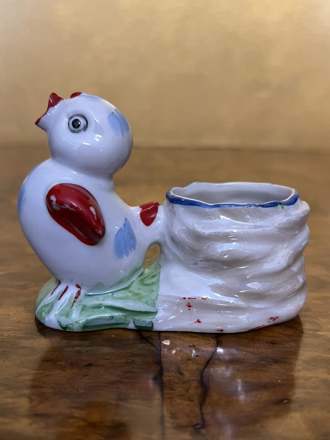 Vintage Japanese Birds Egg Cup Holders
