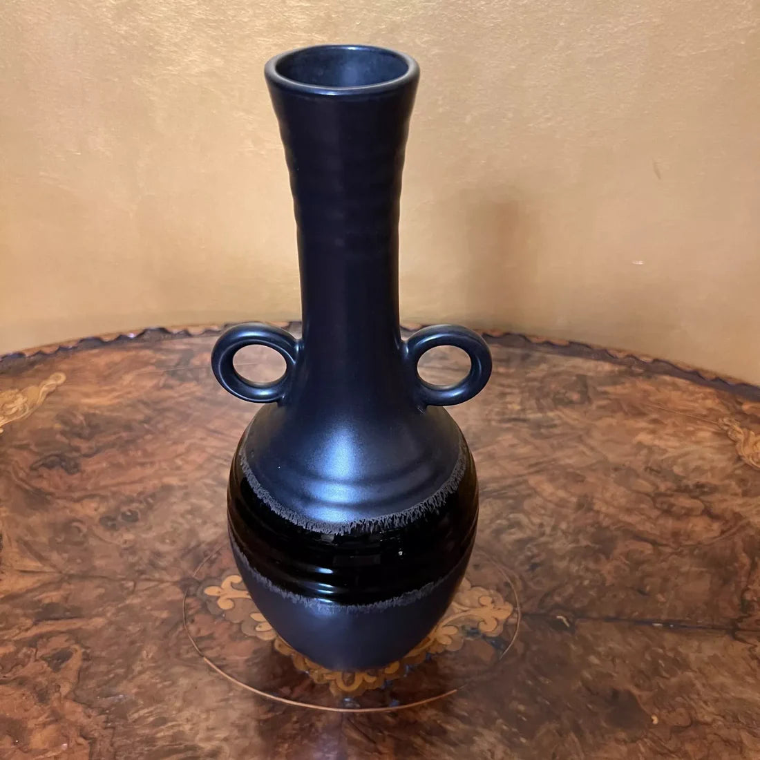 Mihama Japanese Black Vase