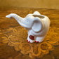Vintage Japanese Bone China Elephant Ornament