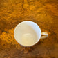 Vintage Japanese Floral Print Demitasse Coffee Cup & Saucer