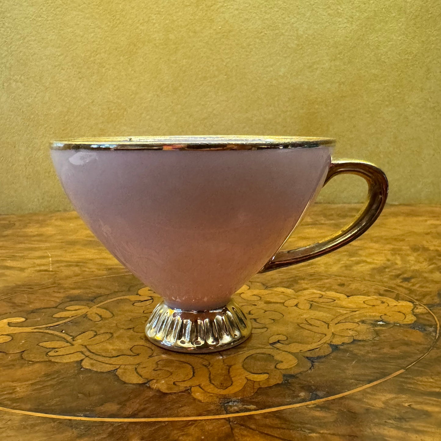 Japanese Pink Floral Tea Cup