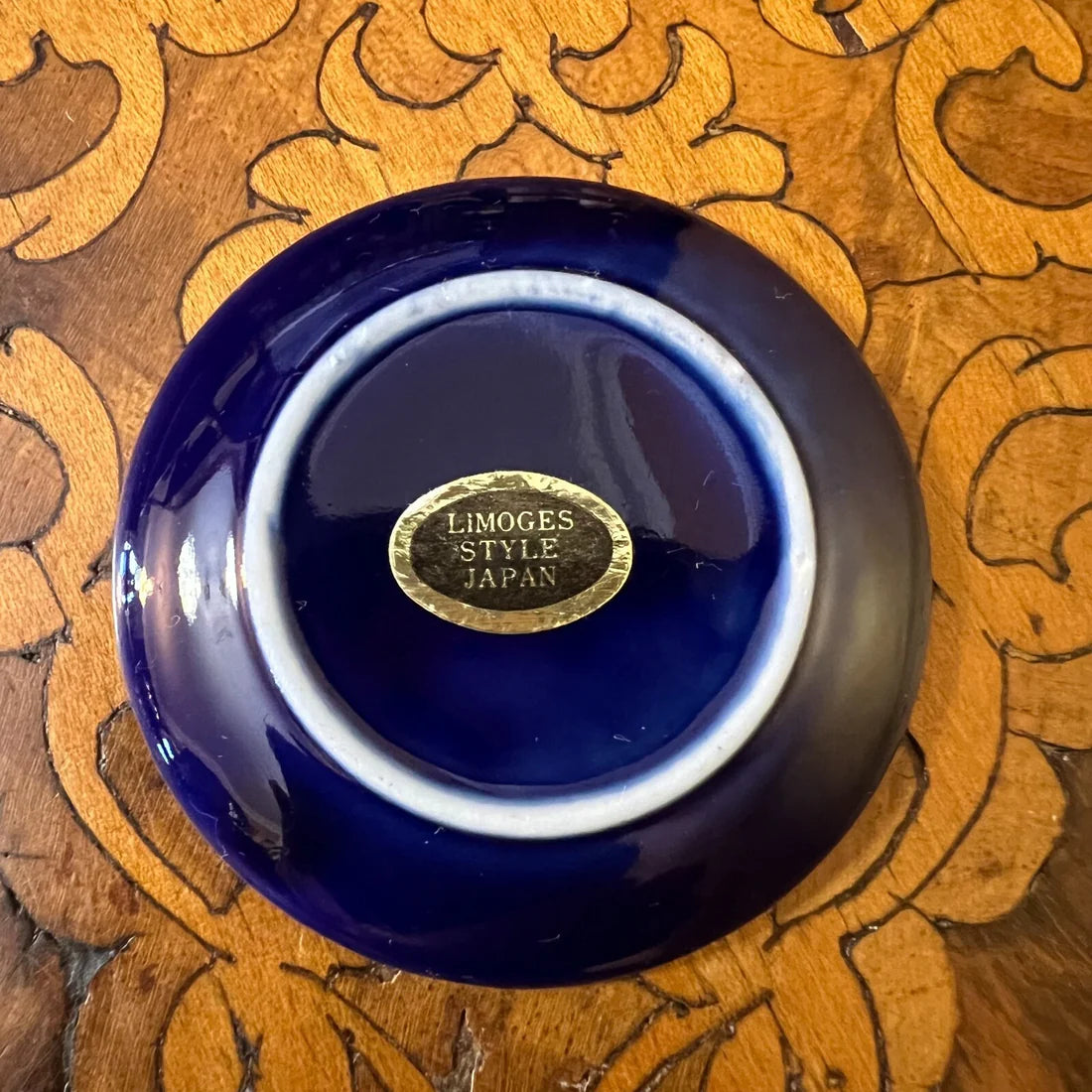 Japanese Style Limoges Miniature Tea Cup & Saucer