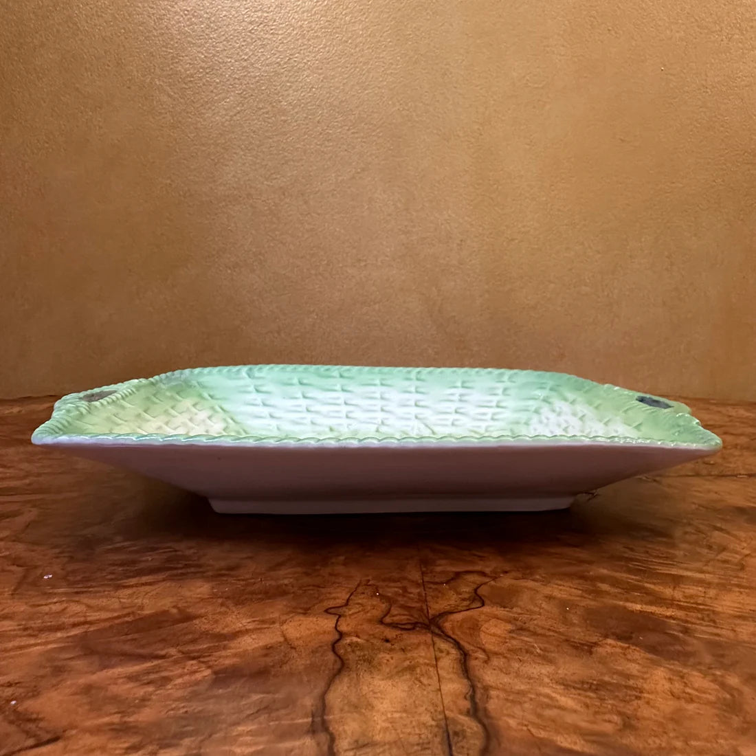 Vintage Japanese Tomato Print Basket Dish