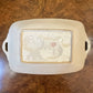 Vintage Japanese Tomato Print Basket Dish