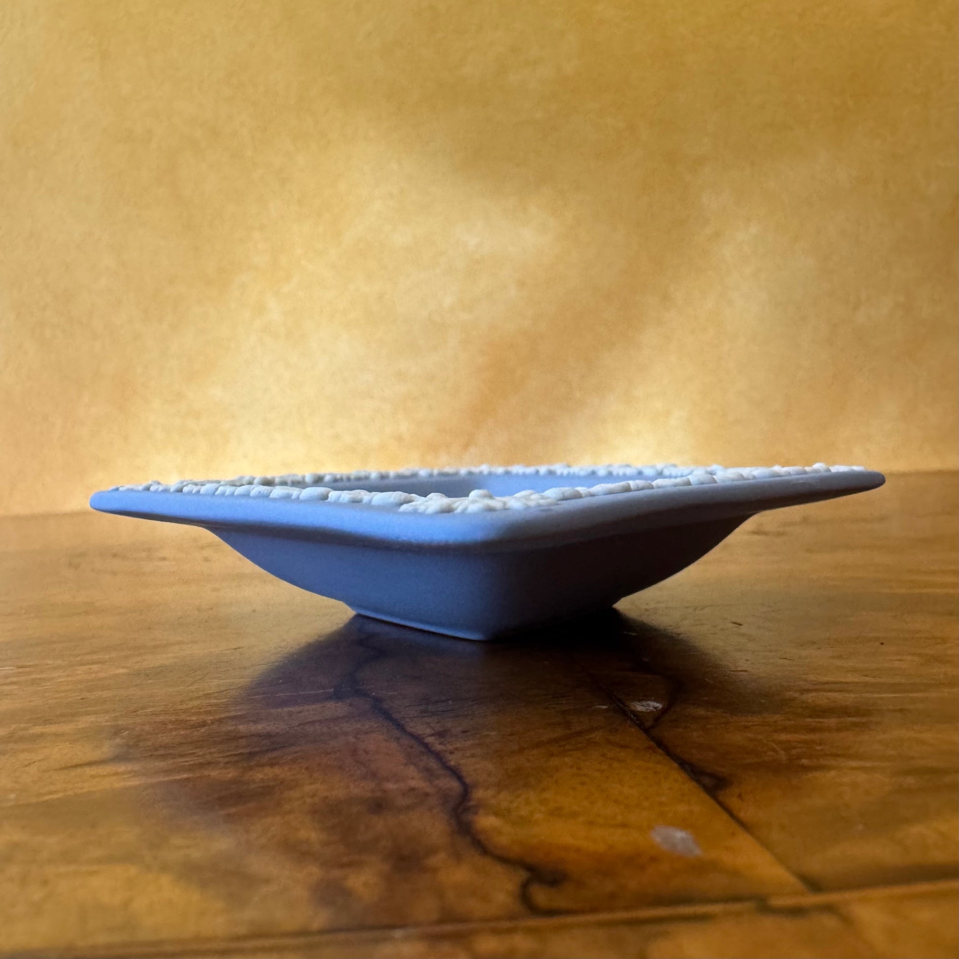 Jasperware Blue Diamond Shape Small Dish 