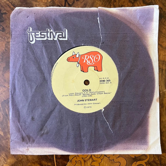 John Stewart Comin' Out Of Nowhere/ Gold Vinyl Record