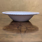 Vintage Johnson Bros Old English Gold & Burgundy Print Soup Bowl