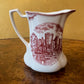 Johnson Bros Pink Castle Water Jug