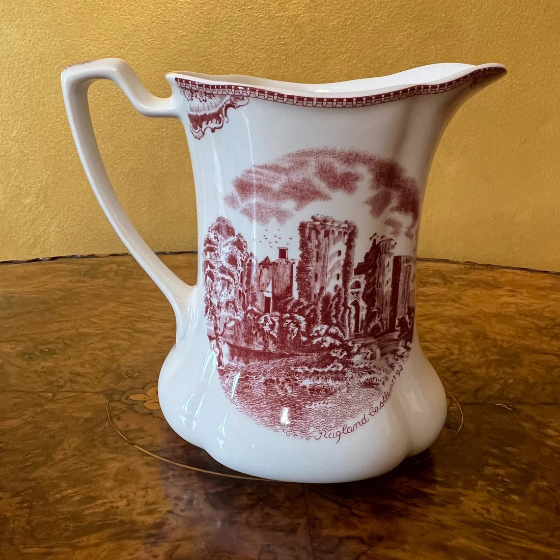 Johnson Bros Pink Castle Water Jug