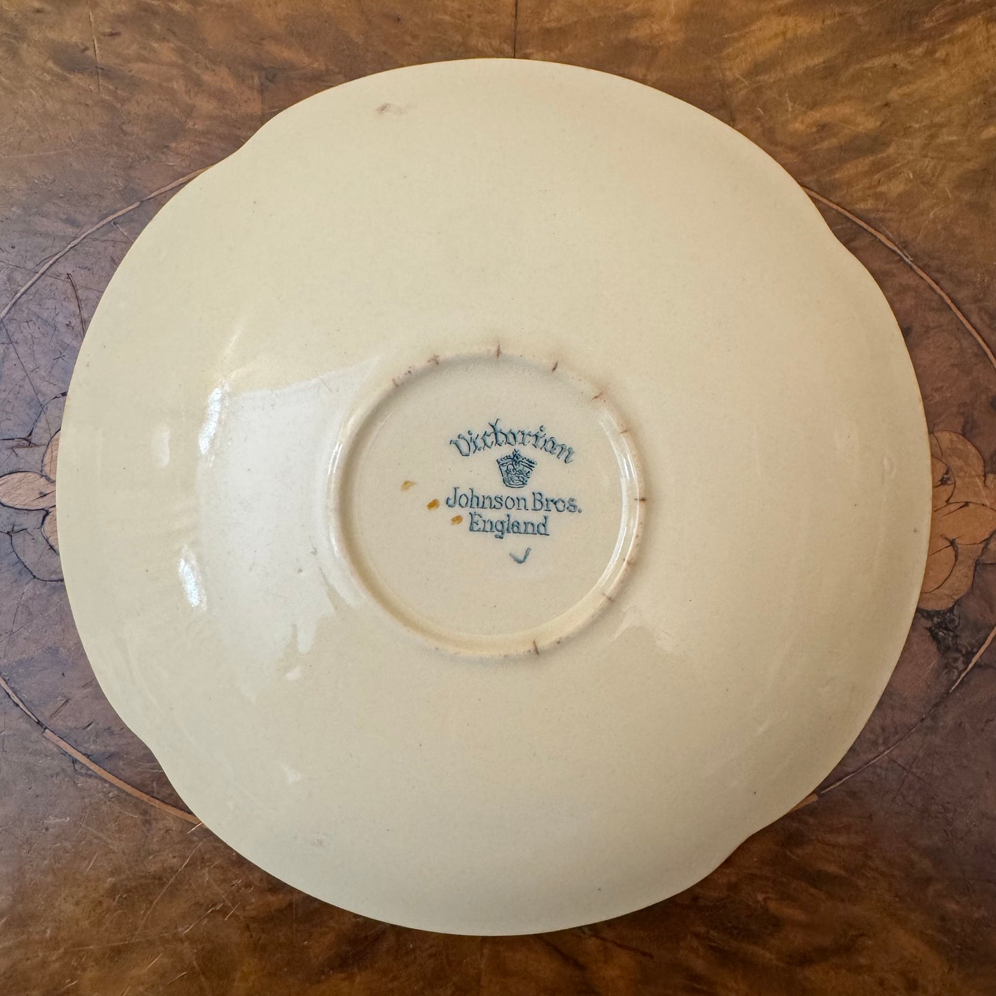 Johnson Brothers Victorian Floral Print Saucer 