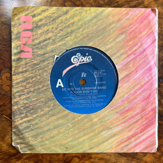 KC And The Sunshine Band Please Don't Go/ I Betcha Don't Know That Vinyl Record