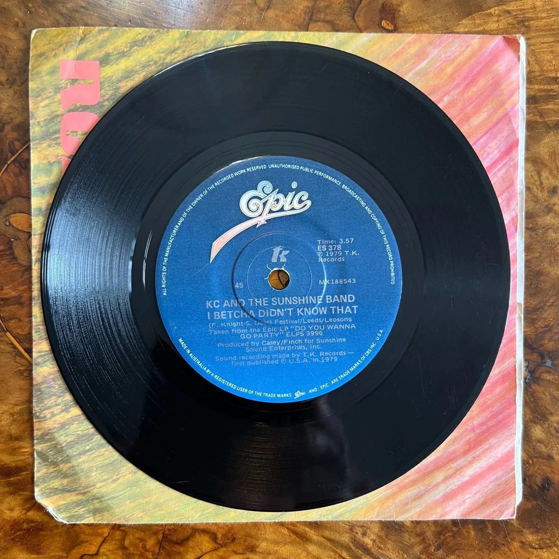 KC And The Sunshine Band Please Don't Go/ I Betcha Don't Know That Vinyl Record