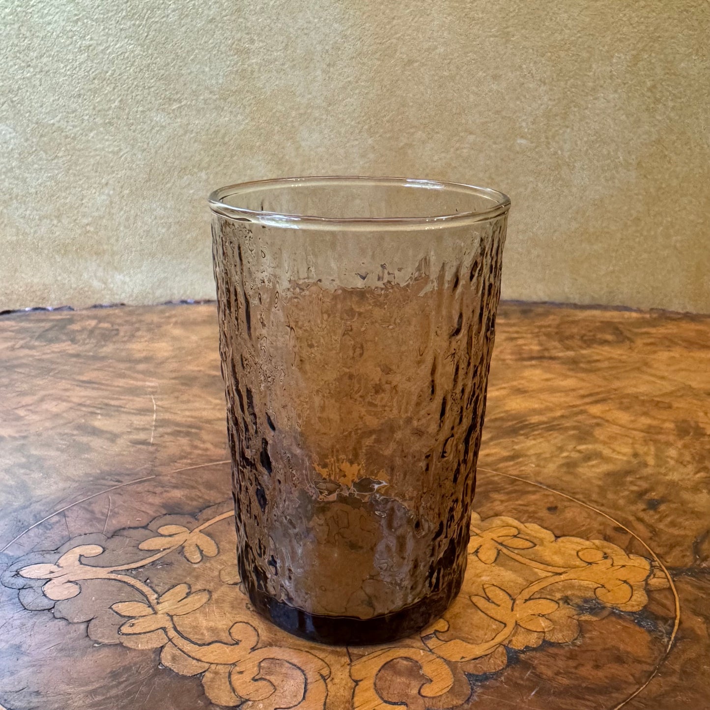Kaaru Bark Textured Smokey Grey Drinking Glasses 