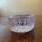 Vintage Kosta Boda Glass Ribbed Small Bowls Pair