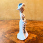 Vintage Lady Blue & White Figurine Statue