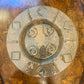 Large Glass Square & Swirls Dish Platter