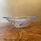 Large Glass Swirl Base Bowl 
