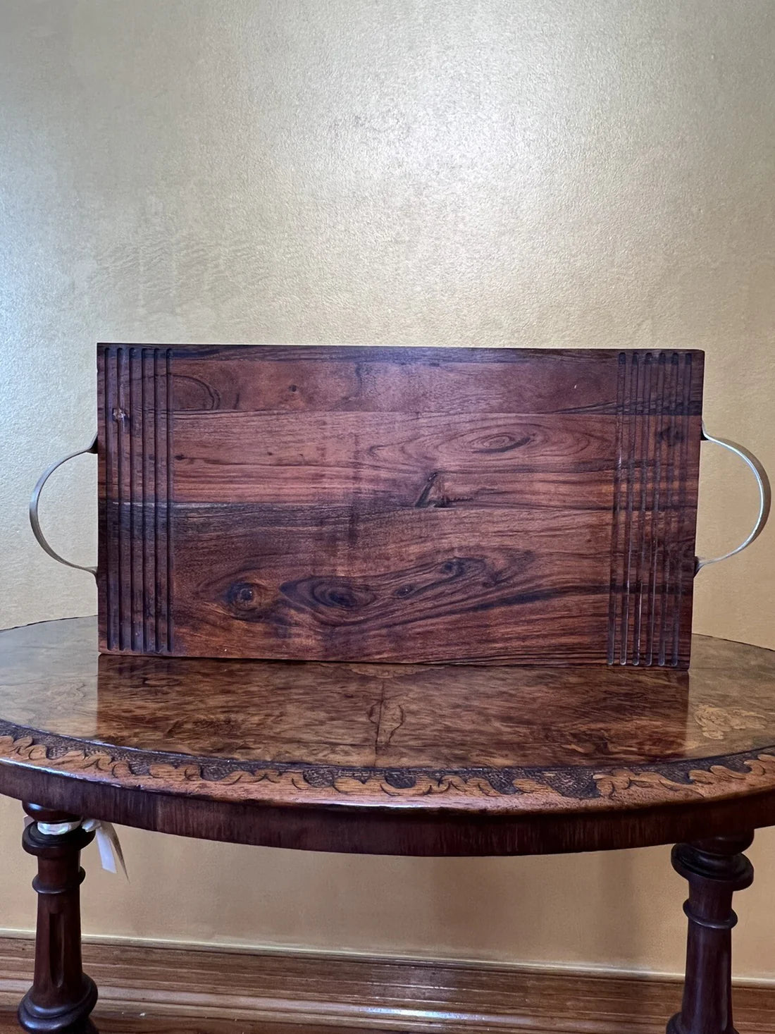 Large Wooden Cheese Board With Handles