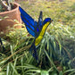 Vintage Lead Light Fairy Swallow Bird Hanging Ornament