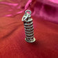 Leaning Tower Of Pisa 800 Silver Pendant Charm