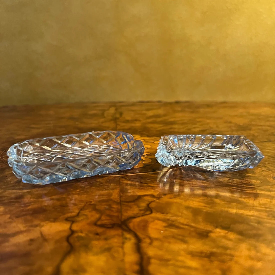 Vintage Light Blue Small Ashtrays