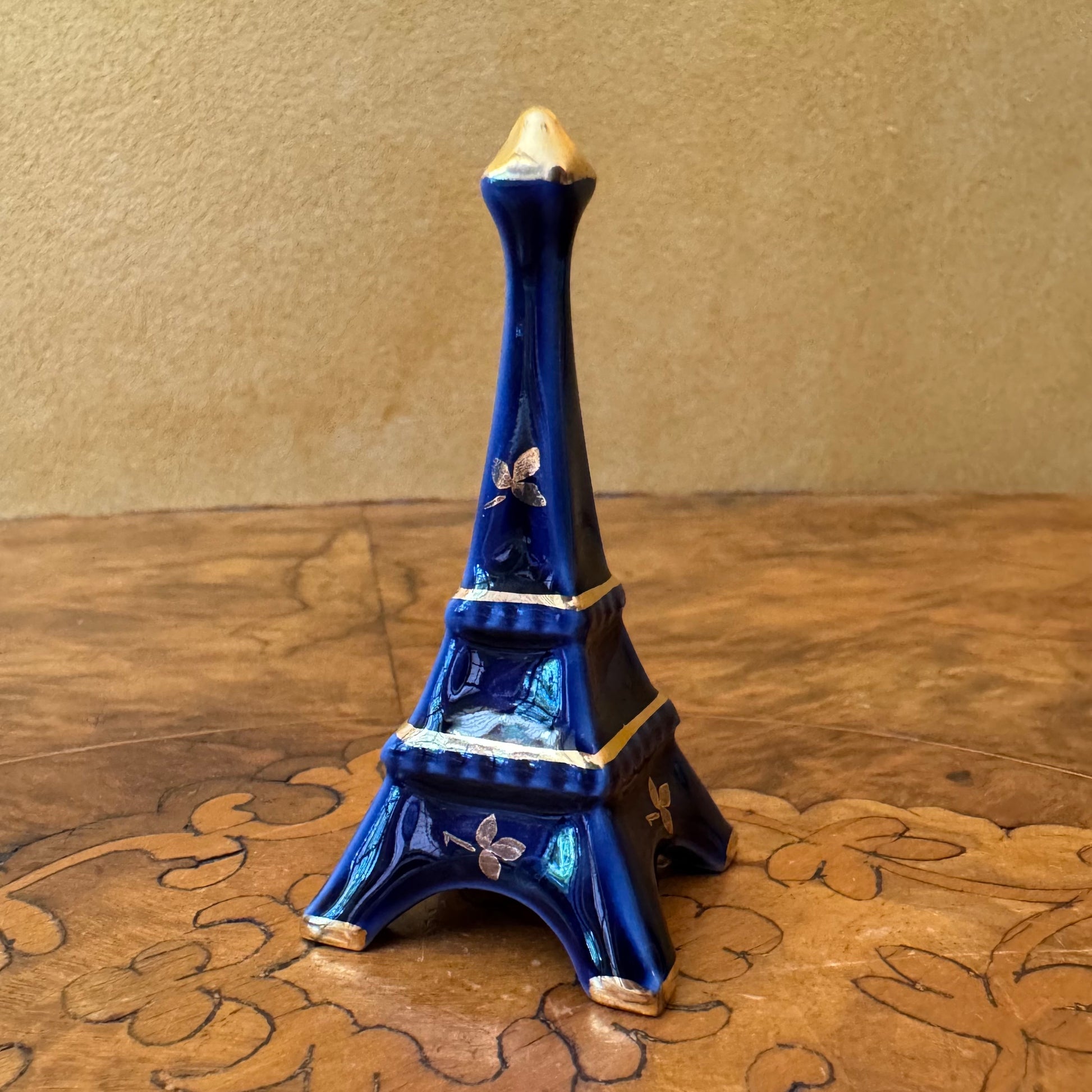 Limoges Eiffel Tower Cobalt Blue 