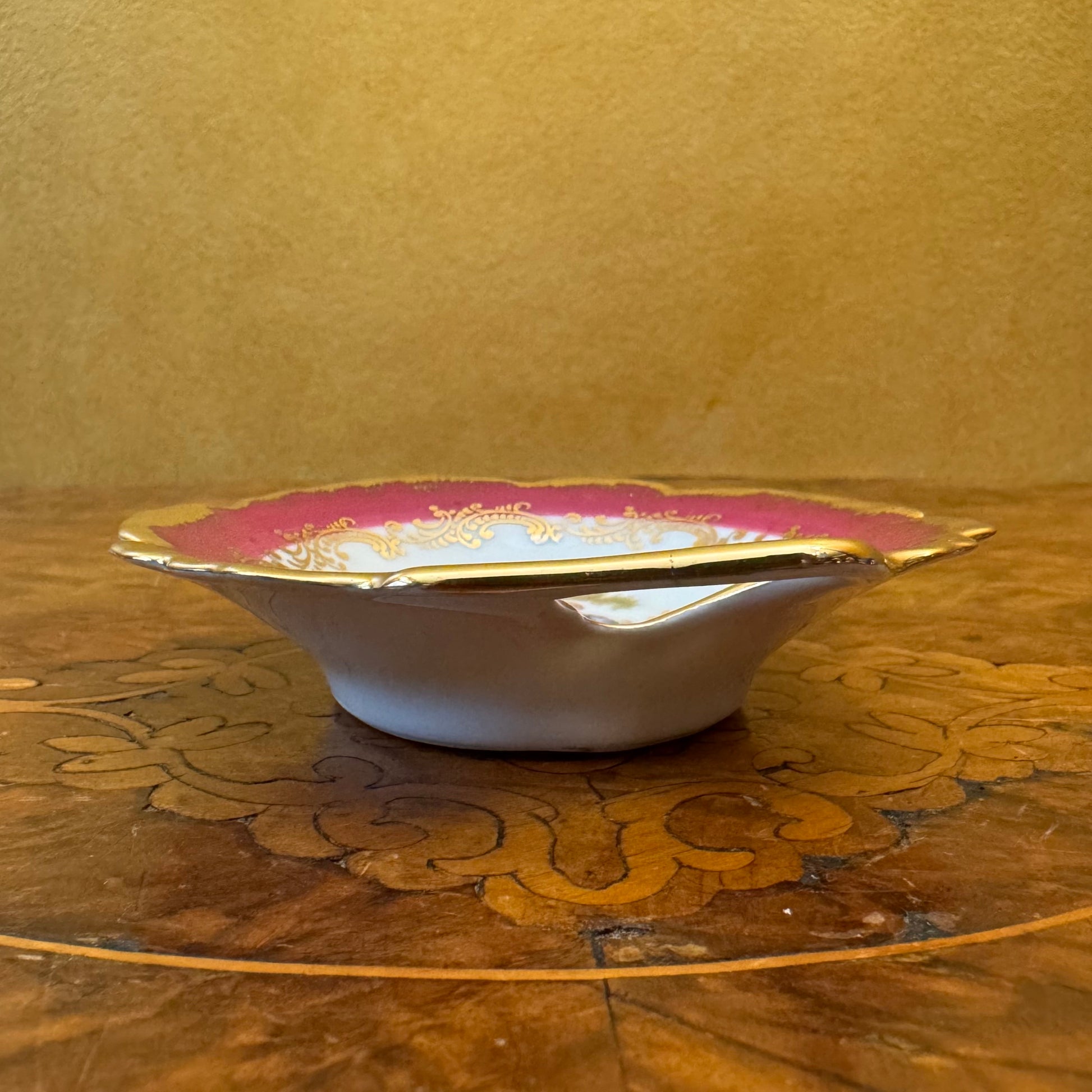 Limoges France Fragonard Courting Print Dish 