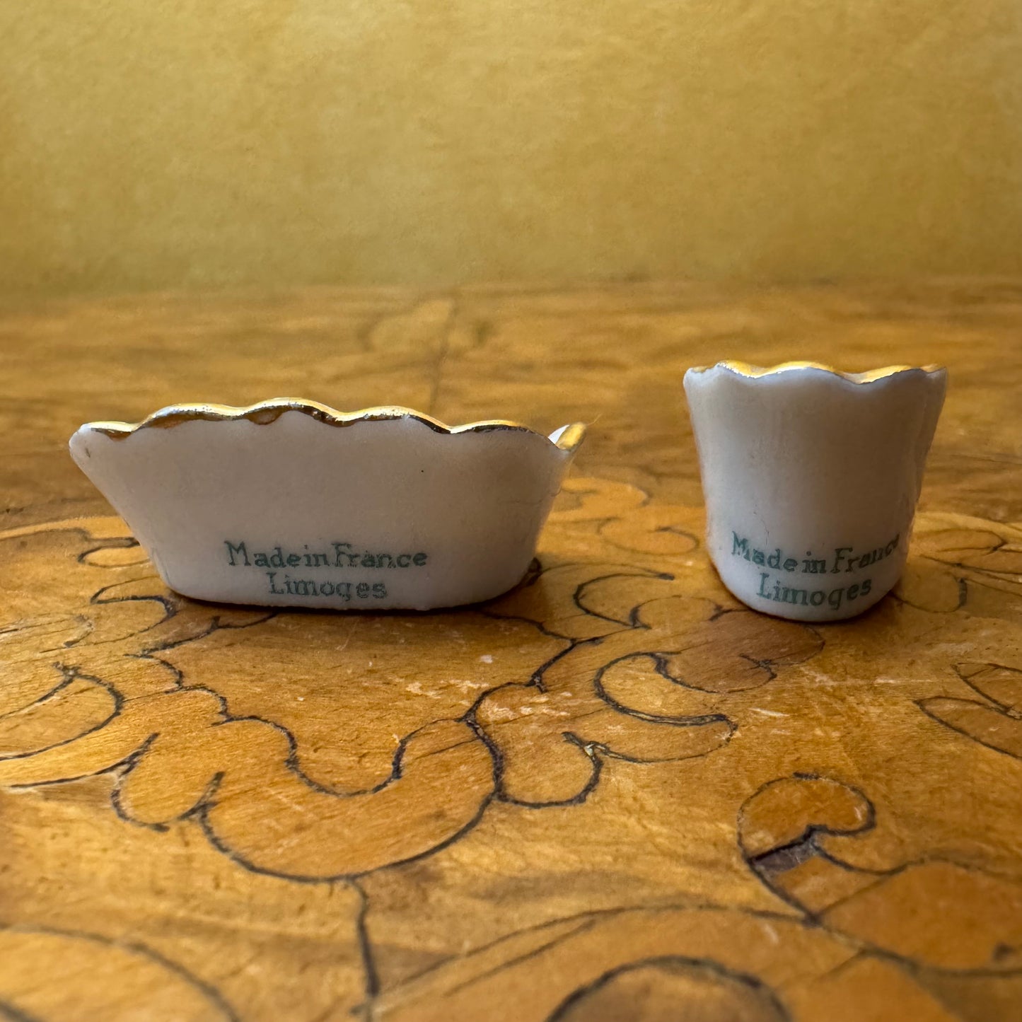 Limoges Miniature Lounge & Chair 