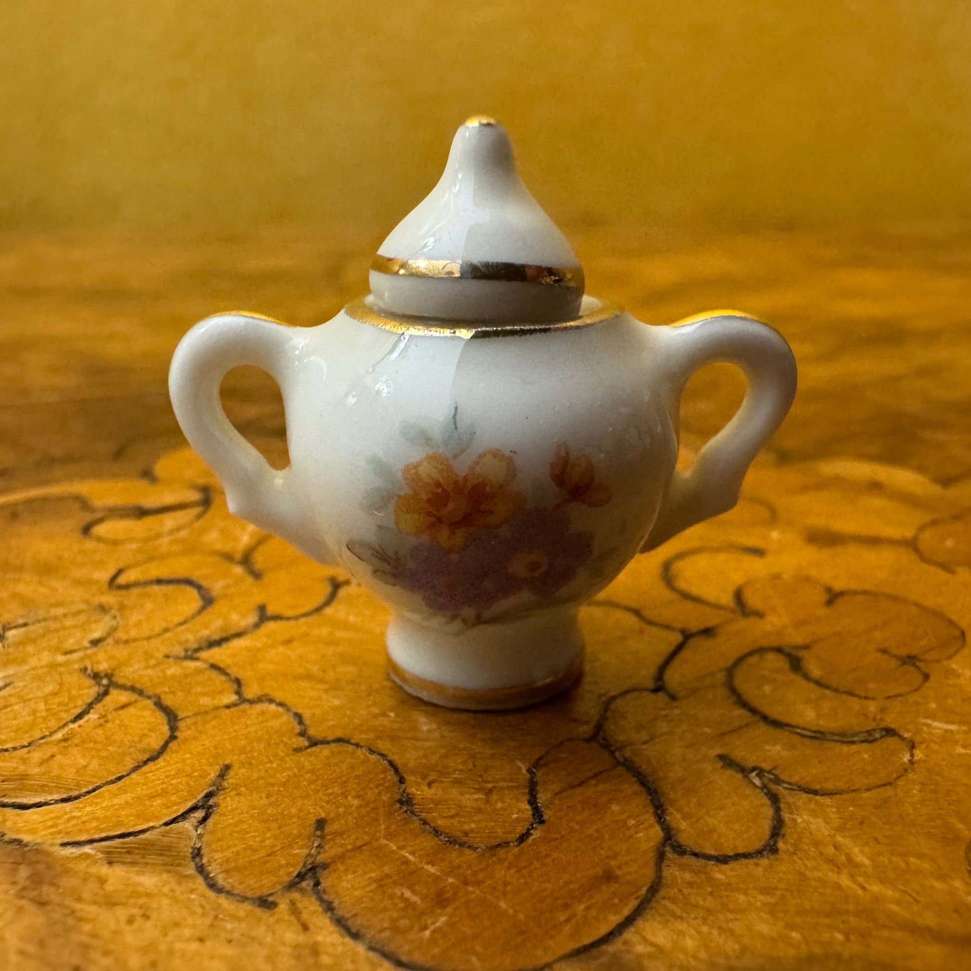 Limoges Miniature Sugar Bowl 