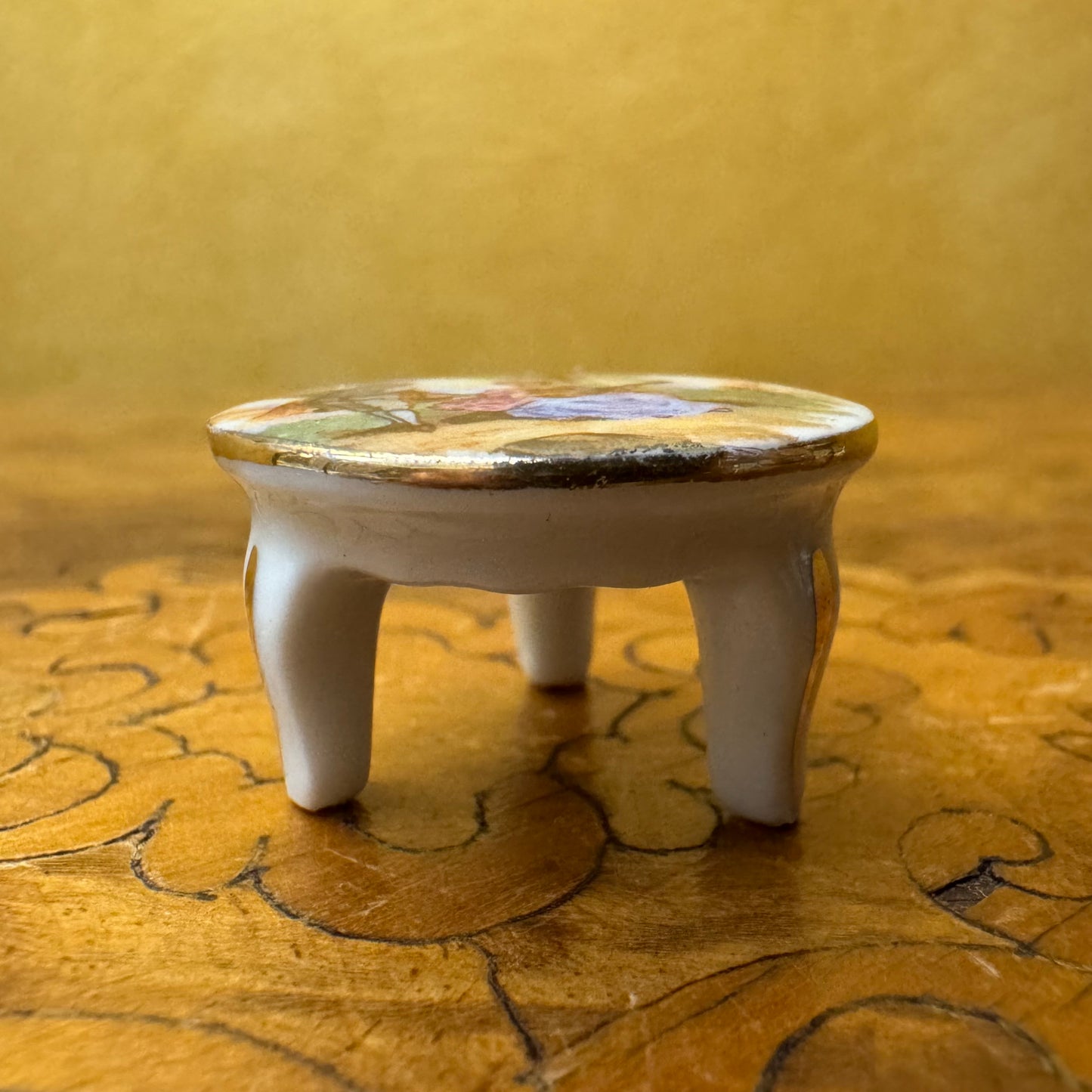 Limoges Miniature Table & Three 
