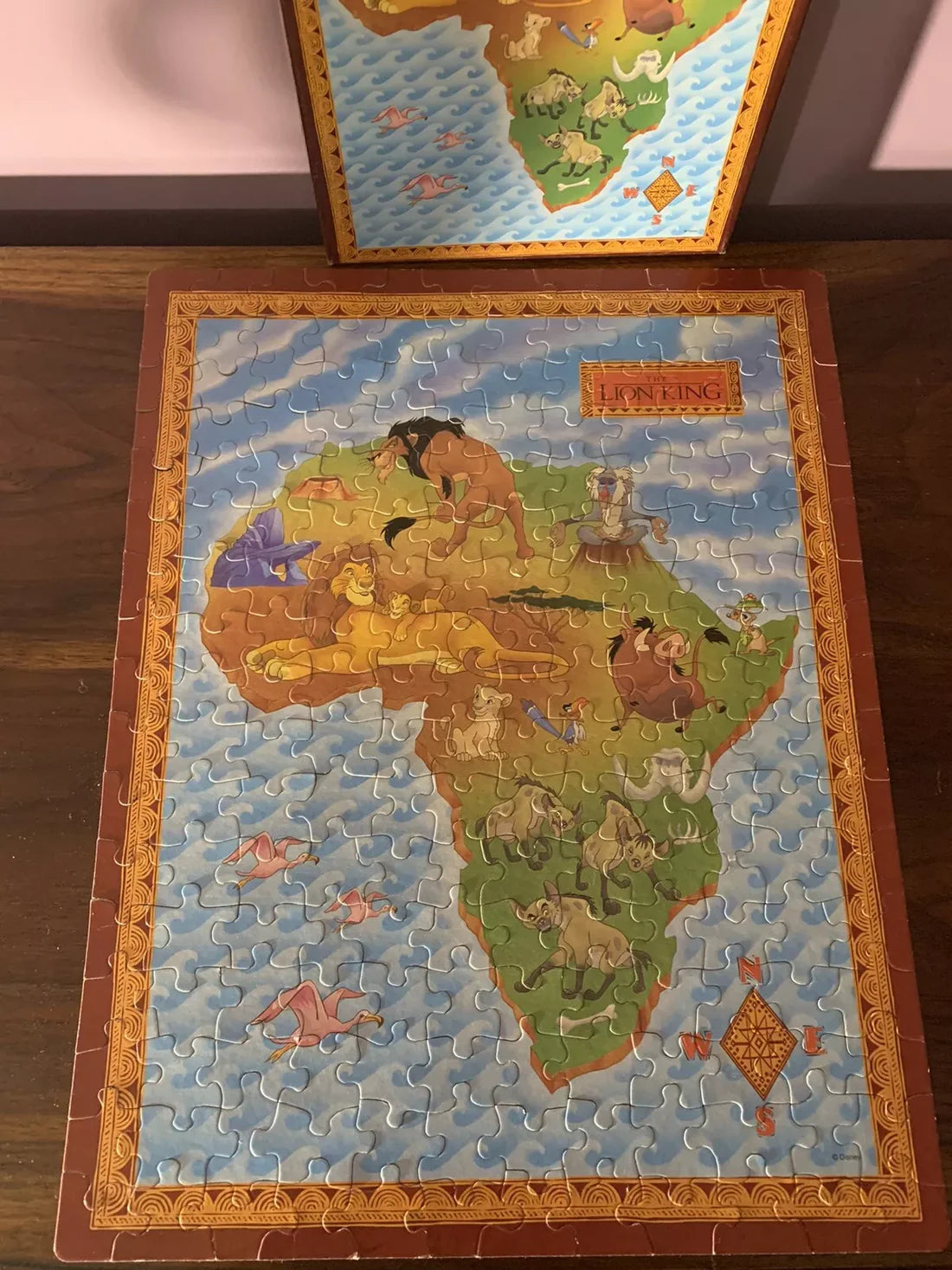 Vintage The Lion King 200 Pc Puzzle