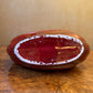Vintage Lustureware Burgundy Bowl
