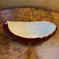 Vintage Lustureware Burgundy Bowl